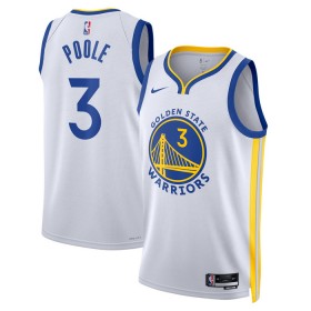 Dres Golden State Warriors Poole 3 Jordan Nike 2022-23 Association Edition Bijela Swingman